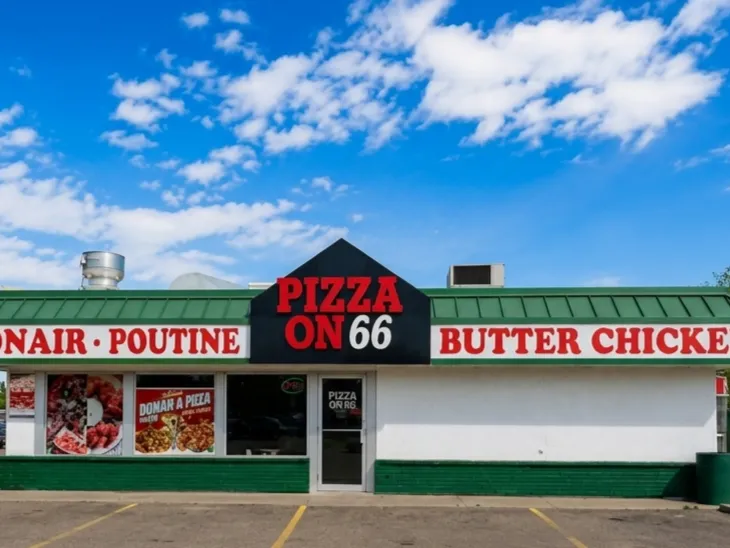 Freshly baked pizza made to order at Pizza On 66 Mill Woods Edmonton