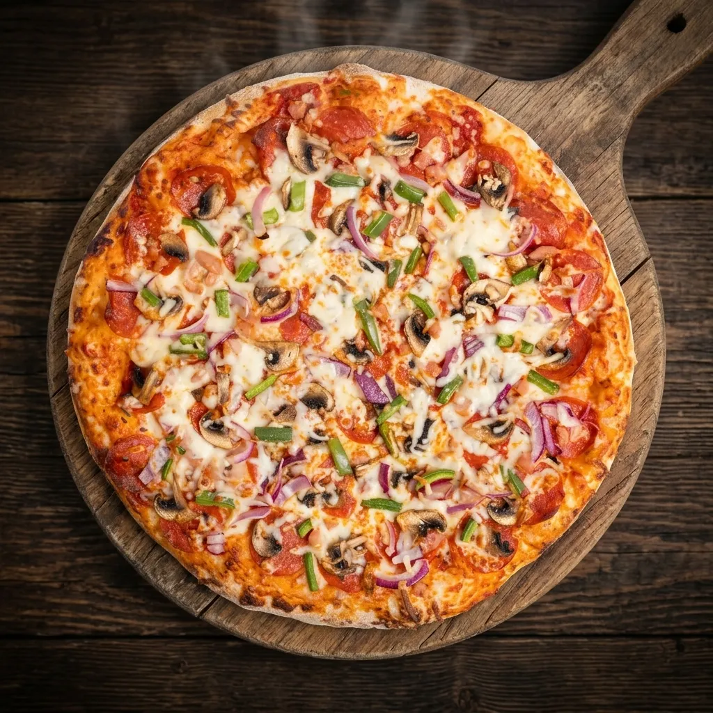 Deluxe Pizza from Pizza On 66 Mill Woods Edmonton